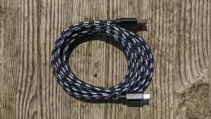 Datový kabel USB A na Micro USB, barva černá - 3 metry