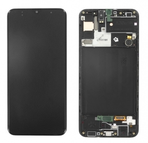Dotyková deska Samsung A307 Galaxy A30s + LCD black Service Pack - originál