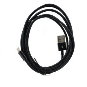 Datový kabel USB A na Lightning, barva černá - 2 metry