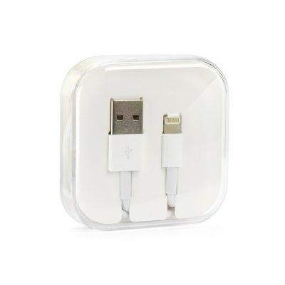 Datový kabel iPhone Lightning (8-pin) iOS7+ barva bílá BOX