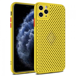 Pouzdro Breath Case iPhone 11 (6,1), barva žlutá