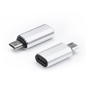 Redukce USB TYP C / micro USB barva stříbrná