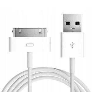 Datový kabel iPhone 3G, 3GS, 4, 4S, barva bílá - 2 metry