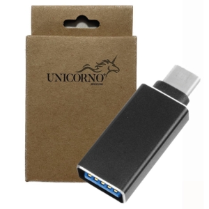 Micro USB adaptér pro USB OTG (krátký) barva černá