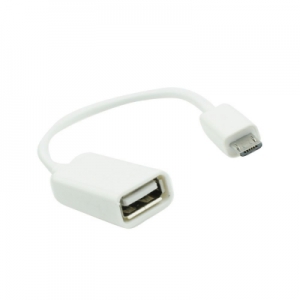 Micro USB adaptér pro USB OTG bílá