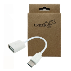Adaptér USB OTG - USB-C barva bílá