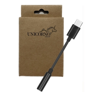 Adaptér USB Typ C - 3,5mm hnízdo, barva černá