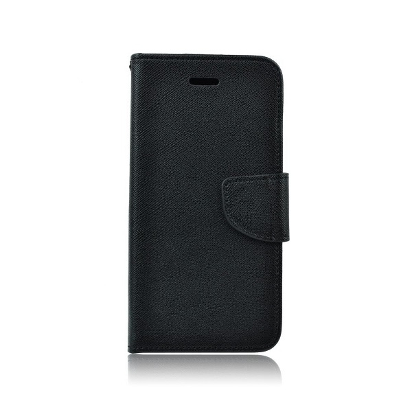 Pouzdro FANCY Diary iPhone 12, 12 Pro (6,1") barva černá