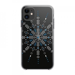 Pouzdro Winter iPhone 11 Pro (5,8), vzor vločka