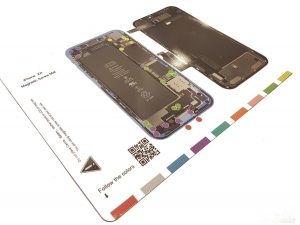 Magnetická podložka na opravu telefonu iPhone XR