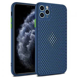 Pouzdro Breath Case iPhone 12 Pro Max (6,7), barva modrá