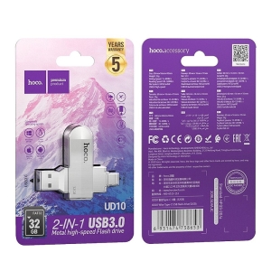 USB Flash Disk (PenDrive) HOCO UD10 32GB USB 3.0 + USB C (2in1)