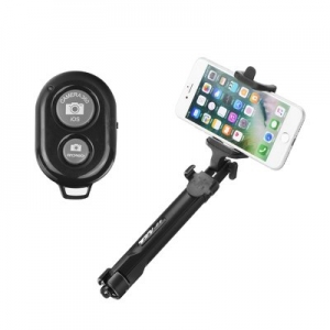 Selfie držák Tripod Universal - 3,5mm jack, barva černá