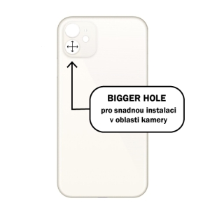 Kryt baterie iPhone 11   white - Bigger Hole