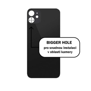 Kryt baterie iPhone 11   black - Bigger Hole