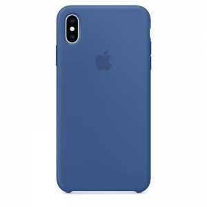 Silicone Case iPhone X, XS delft blue (blistr)