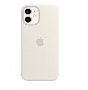 Silicone Case iPhone 12 PRO MAX White (blistr)