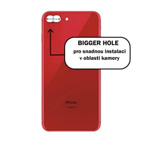 Kryt baterie iPhone 8 PLUS red - Bigger Hole