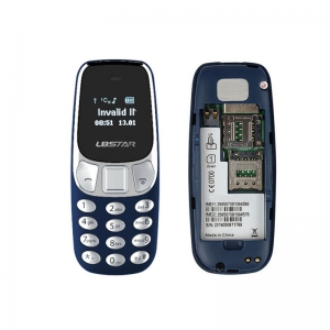 Mini mobilní telefon L8STAR BM10 barva modrá