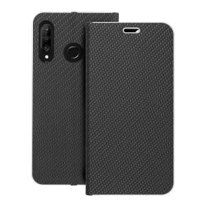 Pouzdro LUNA Book Samsung A125 Galaxy A12, M12 barva černá carbon