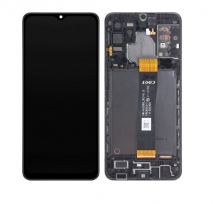 Dotyková deska Samsung A326 Galaxy A32 5G + LCD + rámeček black (ver. CDOT) Service Pack - originál