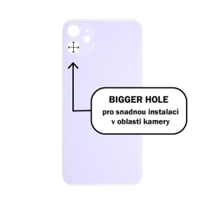 Kryt baterie iPhone 11   purple - Bigger Hole