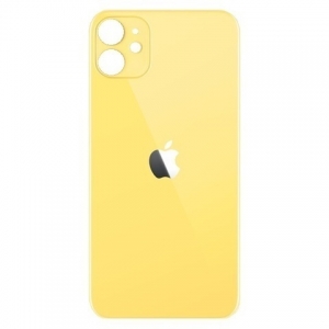 Kryt baterie iPhone 11   yellow - Bigger Hole