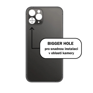 Kryt baterie iPhone 11  PRO grey - Bigger Hole
