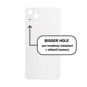 Kryt baterie iPhone 11  PRO silver - Bigger Hole