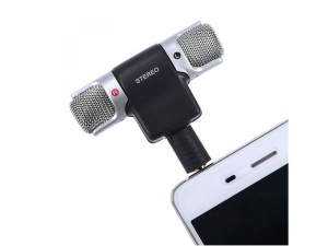 Externí mikrofon pro mobilní telefon, kameru, notebook, foťák 3,5mm jack