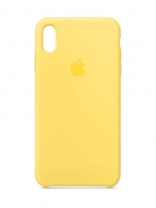 Silicone Case iPhone X, XS canary yellow (blistr)