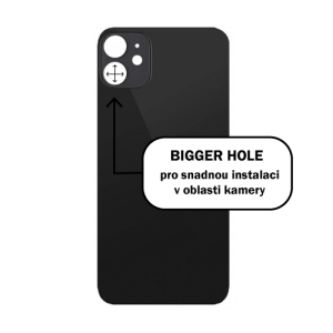 Kryt baterie iPhone 12   black - Bigger Hole