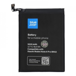 Baterie BlueStar Xiaomi Redmi NOTE 9 Pro (BN52) 5020mAh Li-ion