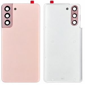 Kryt baterie Samsung G991, G991B Galaxy S21, S21 5G + sklíčko kamery pink
