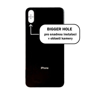 Kryt baterie iPhone XS grey - bigger hole