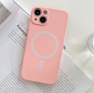 MagSilicone Case iPhone 13  Pink