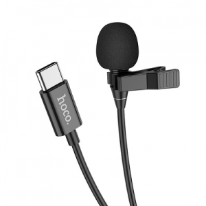 Mikrofon HOCO L14, USB Typ C, barva černá