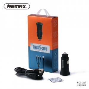 CL adaptér REMAX RCC-217, 2x USB, QC barva bílá