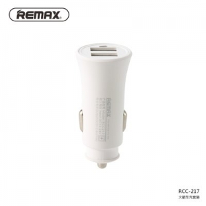 CL adaptér REMAX RCC-217, 2x USB, QC barva bílá
