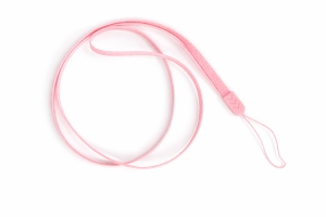 Šňůrka na mobilní telefon 6mm, barva světle růžová