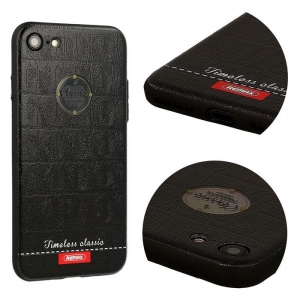 Pouzdro Back Case Remax iPhone 7, 8, SE 2020 (4,7), leather black