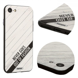 Pouzdro Back Case Remax iPhone 7, 8, SE 2020 (4,7), wood white