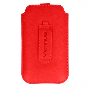 Pouzdro DEKO iPhone XS Max, 11 Pro Max, Samsung, A51, S10 plus, Huawei P40 Lite, Y6p - Vennus (R17) barva červená