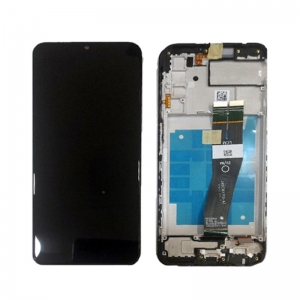 Dotyková deska Samsung A037G Galaxy A03s + LCD + rámeček black Service Pack - originál