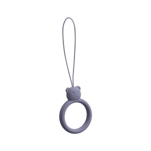 Šňůrka na mobil (silicone) Ring, barva modro-fialová
