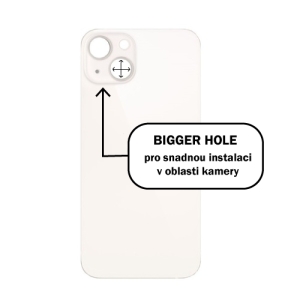 Kryt baterie iPhone 13   white - Bigger Hole