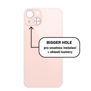 Kryt baterie iPhone 13   pink - Bigger Hole
