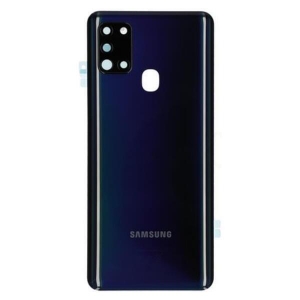 Samsung A217 Galaxy A21S kryt baterie + sklíčko kamery black