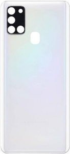 Kryt baterie Samsung A217 Galaxy A21S + sklíčko kamery white