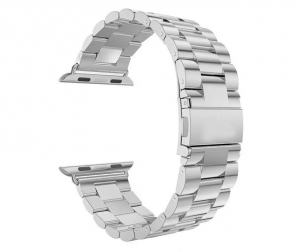 Kovový řemínek pro Apple Watch 42-45mm - silver